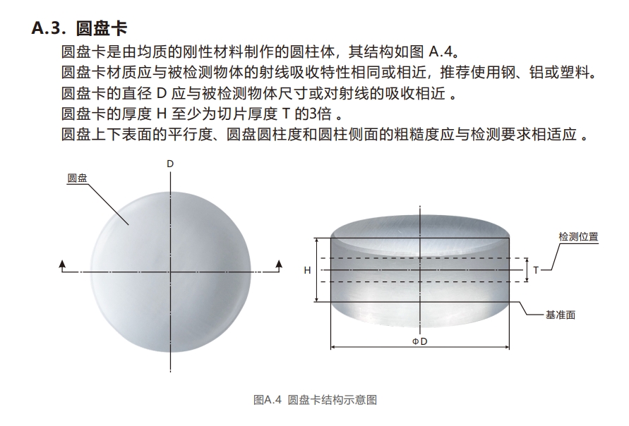 工業(yè)CT檢測(cè)卡4-圓盤(pán)卡